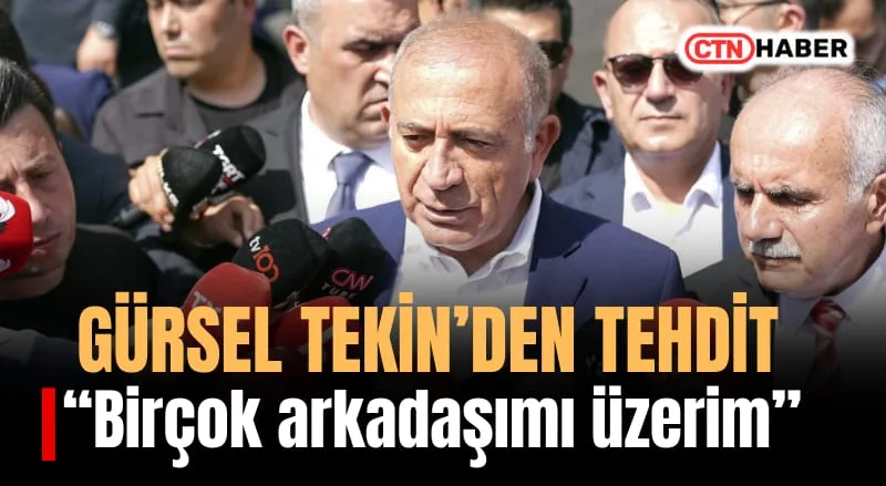 Gürsel Tekin'den Dikkat Çeken Sözler: "Polemiğe Girersek Birçok Arkadaşımızı Üzerim"