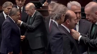 İsa Yıldırım ve Necati Koç AK Parti’ye Katıldı Rozeti Erdoğan Taktı