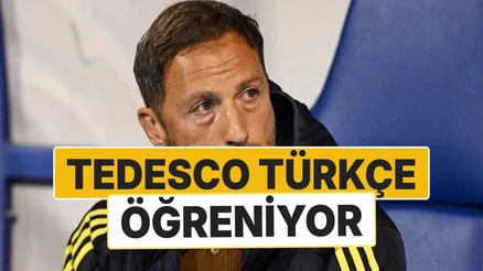 Fenerbahçe'de Tedesco 7. Diline Başladı: Türkçe Öğreniyor