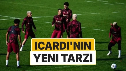 ICARDİ'DEN AJAX MAÇI ÖNCESİ YENİ TARZ