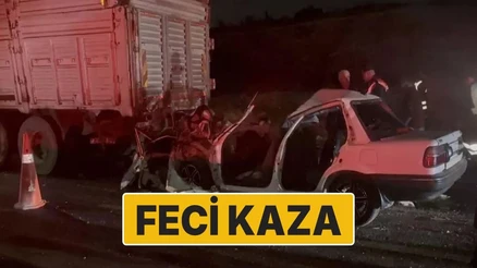 Gaziantep'te Feci Kaza: Otomobil Kamyona Çarptı, 3 Kişi Hayatını Kaybetti