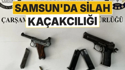 Samsun'da Silah Kaçakçılığı Operasyonu: 2 Şüpheli Tutuklandı