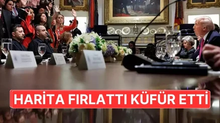 Beyaz Saray'da Kriz: Trump Haritaları Fırlattı, Zelenskiy'e Küfretti