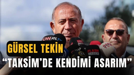 Gürsel Tekin'ten sert tepki: "Bulsunlar, Taksim Meydanı'nda kendimi asarım" Kayyum, FETÖ ve mal varlığı yanıtları