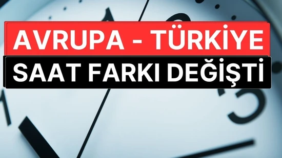 Avrupa Kış Saatine Geçti: Türkiye ile Saat Farkı 2-3 Saate Çıktı