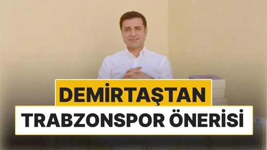 Demirtaş'tan "Amedspor-Trabzonspor Kardeşlik Maçı" Önerisi