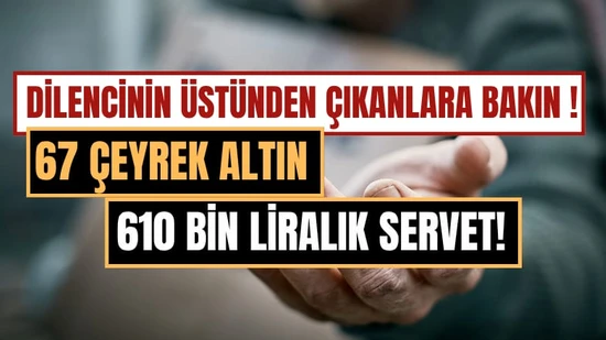 İstanbul'da Şoke Eden Olay: Üzerinden 67 Çeyrek Altın Çıkan Dilenciye 1.406 TL Ceza