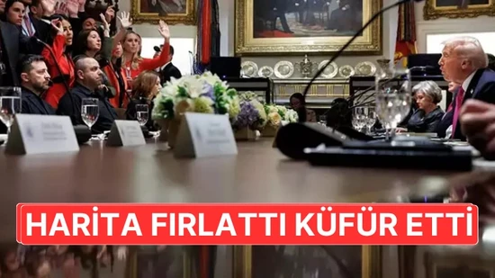 Beyaz Saray'da Kriz: Trump Haritaları Fırlattı, Zelenskiy'e Küfretti