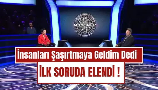 Kim Milyoner Olmak İster'de Şok! Yarışmacı İlk Soruda Elendi, Oktay Kaynarca Dondu