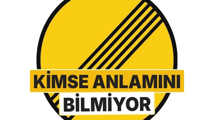 Dört Çizgili Sarı Trafik Levhasının Anlamı Merak Konusu Oldu!