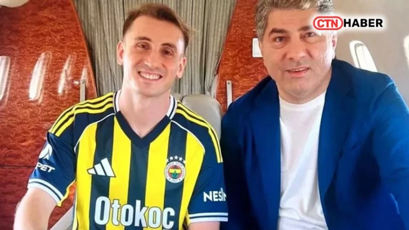 Kerem Aktürkoğlu, Fenerbahçe formasını giydi!
