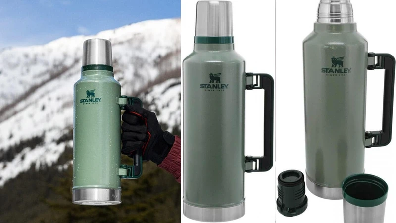 Stanley Classic Legendary 2.3L Yeşil Termos ile Isıyı Saatlerce Koruyun