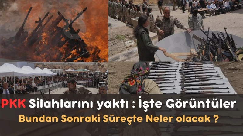 PKK’dan Tarihi Geri Adım: İlk Grup Silah Bıraktı, Görüntüler Yayınlandı