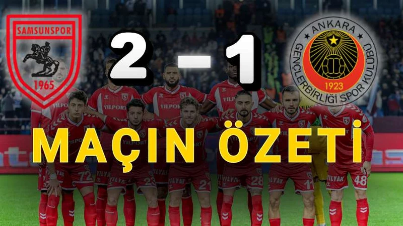 Maçın Özeti... Samsunspor sezona galibiyetle giriş yaptı! Samsunspor - Gençlerbirliği karşılaşması 2-1 sona erdi.