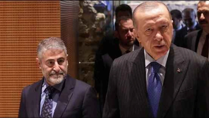 Cumhurbaşkanı Erdoğan, Nureddin Nebati ile Dolmabahçe'de Ekonomi Gündemli Görüşme Yaptı