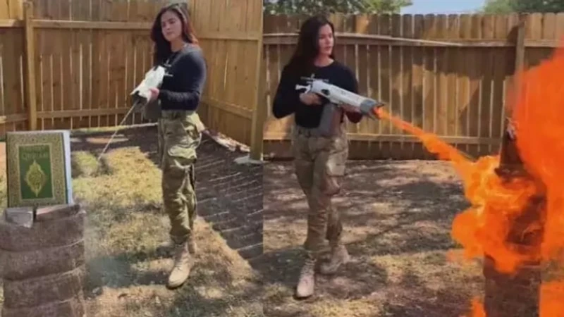 ABD'li Siyasetçiden Skandal! Kur'an-ı Kerim Yaktı, Müslümanlara Tehditler Savurdu