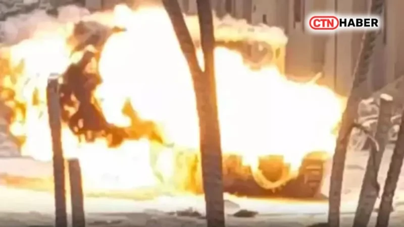 Kassam Tugayları'ndan İsrail'e Pusu: Askeri Araç Yer Bombasıyla İmha Edildi