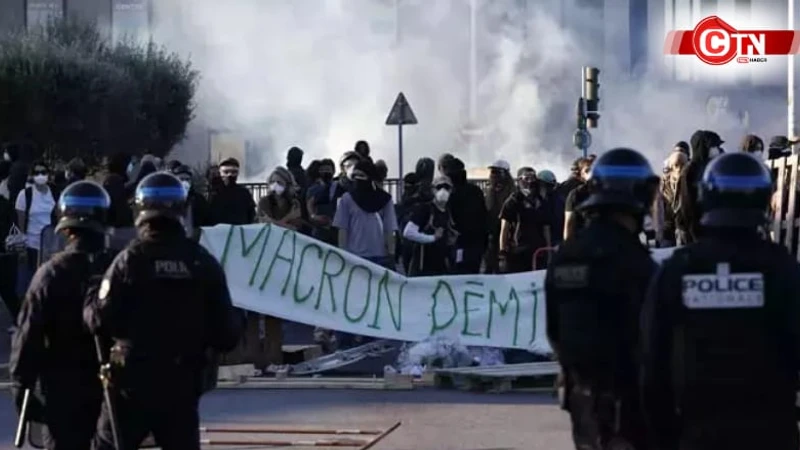 Fransa'da Macron Karşıtı Protestolar: 200 Bin Kişi Sokakta, Gözaltı 675'e Yükseldi