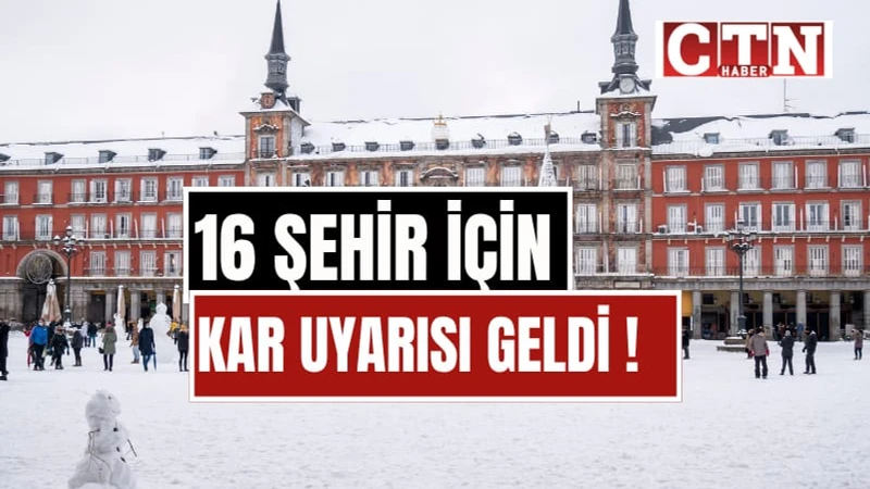14 Ekim Salı Hava Durumu: 16 İle Sağanak ve Kar Yağışı Uyarısı