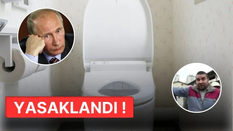 Rusya'ya Klozet Satışı Yasaklandı! Putin: "Pahalıya Mal Olacak"