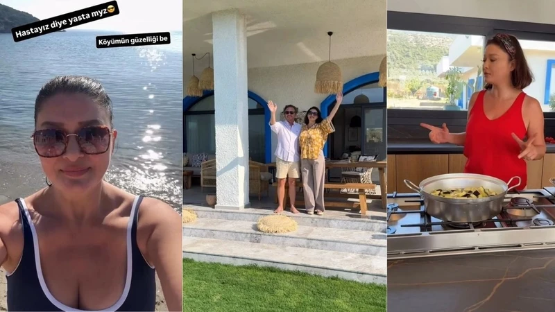 Nurgül Yeşilçay'tan Kasım Sürprizi: İzmir'de Denize Girdi!