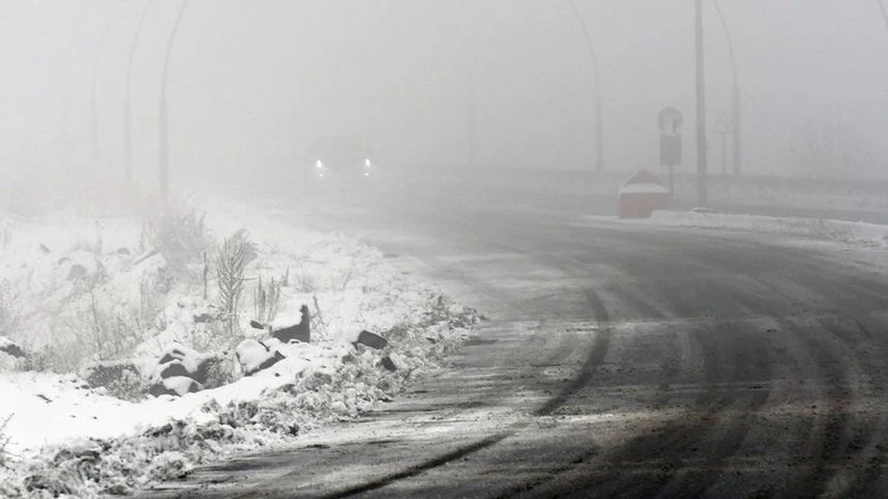 Kars'ta Yoğun Sis Uçuşları İptal Ettirdi, Görüş Mesafesi 50 Metreye Düştü