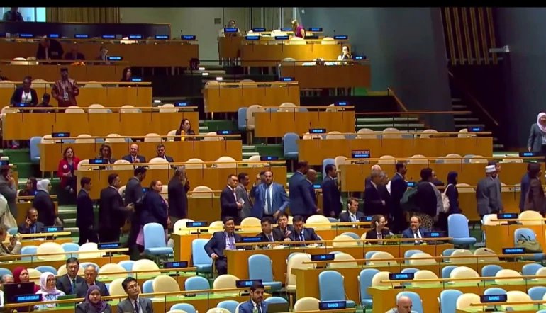 BM’de Netanyahu’ya büyük şok! Konuşması boş salona yapıldı - görsel 1
