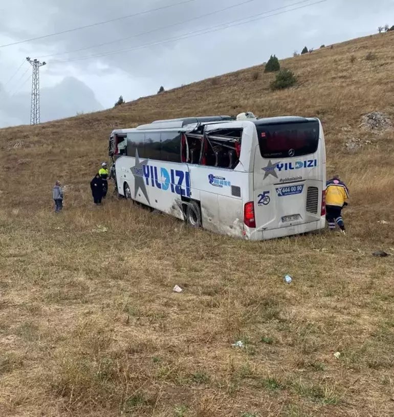 Sivas’ta Otobüs ile TIR Çarpıştı – 3’ü Ağır 18 Yaralı - görsel 1