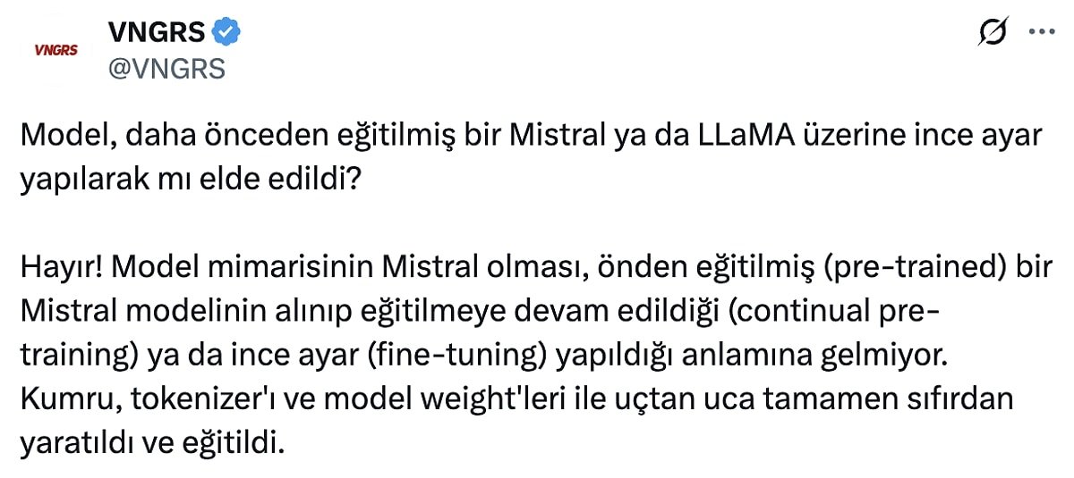 Yerli Yapay Zekâ Kumru Tanıtıldı: Türkçe Odaklı Büyük Dil Modeliyle Yeni Dönem Başlıyor - görsel 7