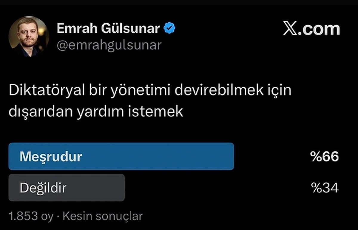 Akademisyen Emrah Gülsunar Anket Paylaşımı Nedeniyle Tutuklandı - görsel 1