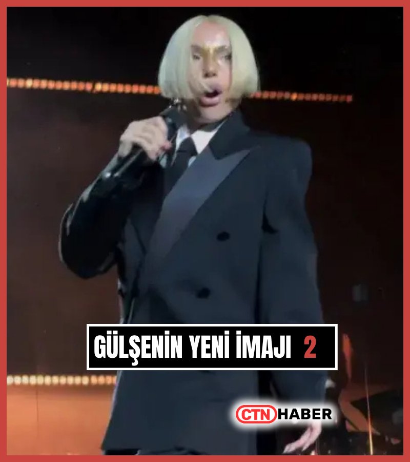 Gülşen’in yeni imajı olay oldu! Siyah takım elbisesi ve sıra dışı saçı gündem yarattı - görsel 2