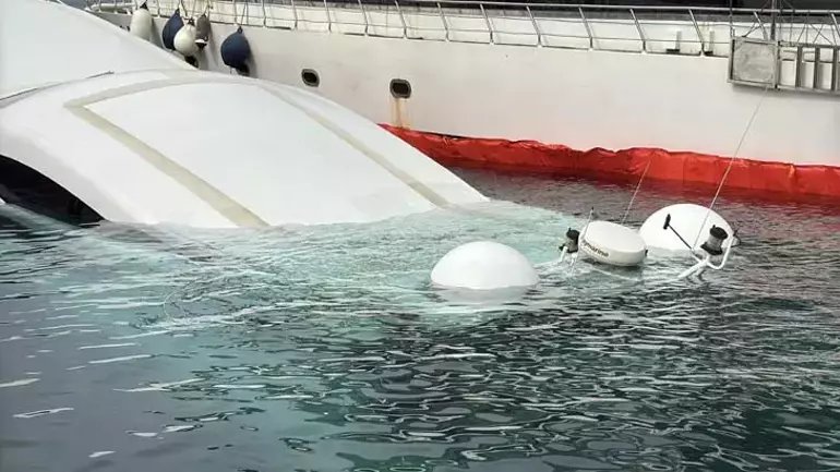 Bodrum’da 40 Milyonluk Lüks Yat Dakikalar İçinde Sulara Gömüldü - görsel 3