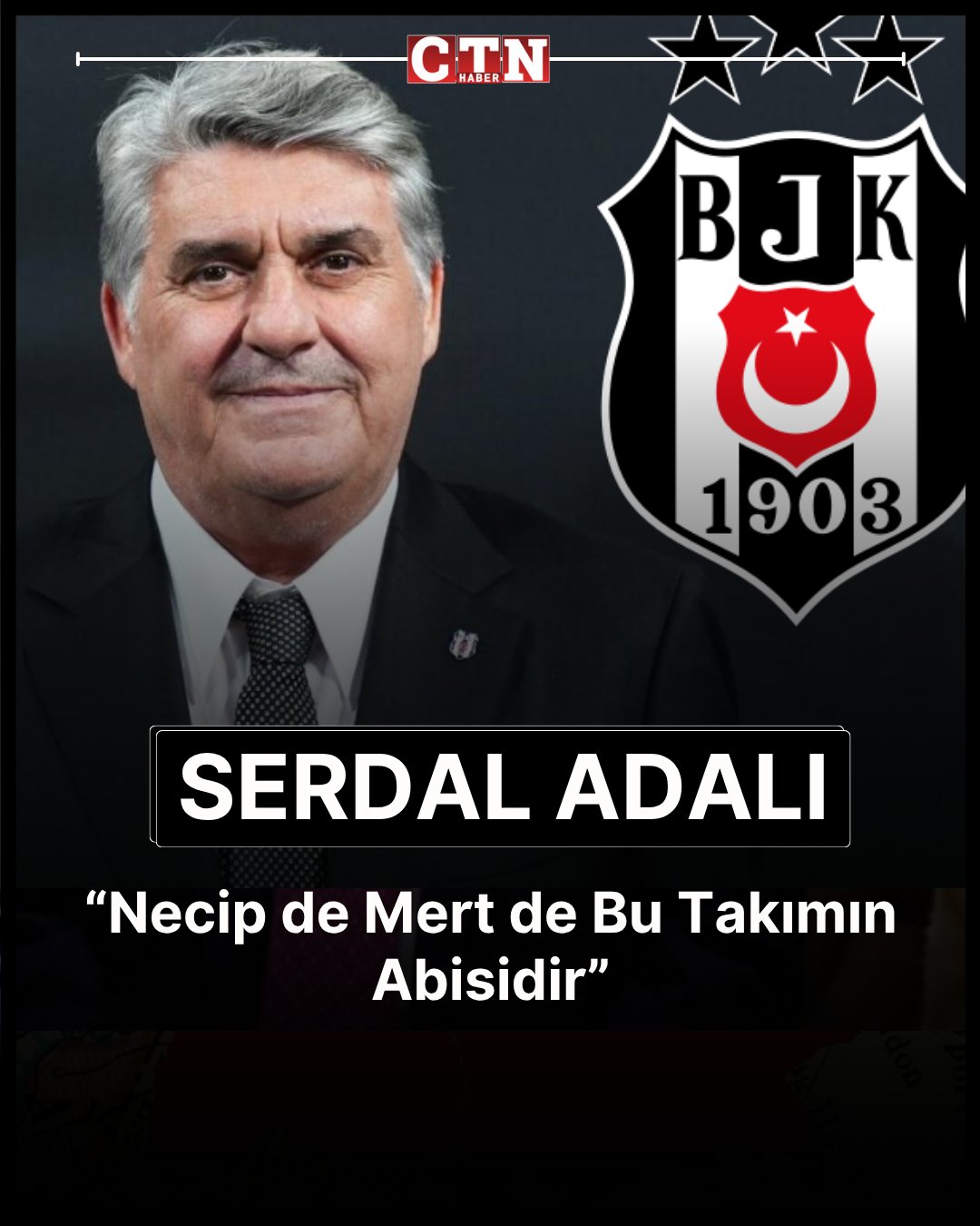 Serdal Adalı’dan Beşiktaş’ta Kaptanlık Açıklaması: “Bant Takmayla Bir Şey Değişmez” - görsel 1