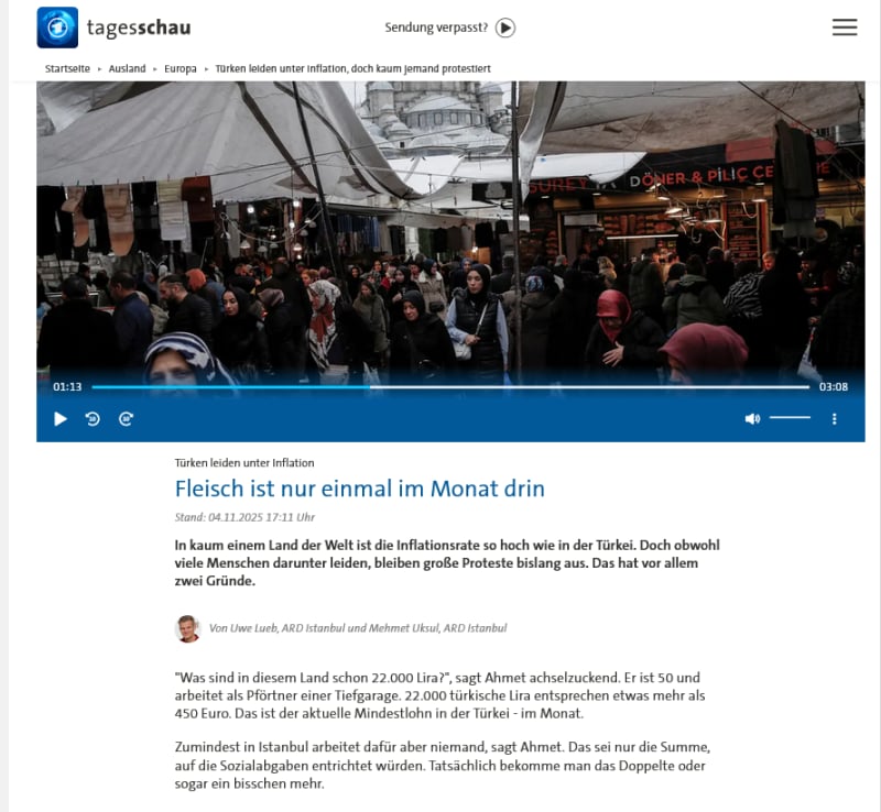 Türkiye’nin Acı Gerçeği Alman Basınında: “Türkler Artık Et Yiyemiyor” - görsel 1