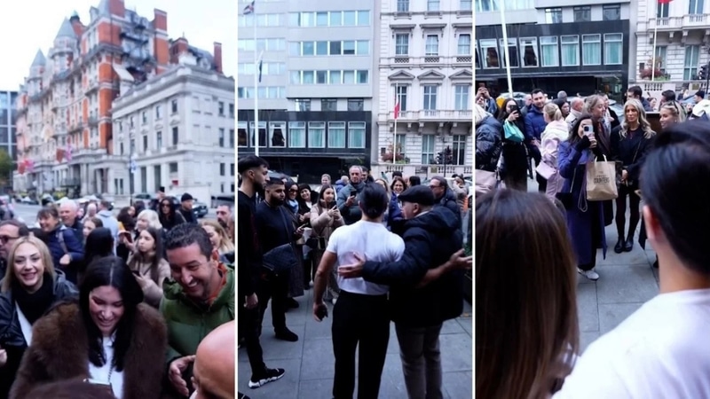 Londra’da Nusret Rüzgarı: ‘Salt Bae’ İçin Restoran Kapısında Uzun Kuyruklar Oluştu - görsel 1