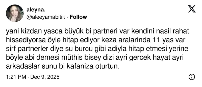 Ava Yaman, Burak Yörük'e 'Abi' Dediği İçin Sosyal Medyada Linç Yedi - görsel 3