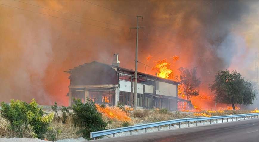 Çanakkale Yangın Bölgesinden Gelen Son Dakika Videoları